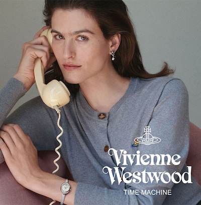 Image of Vivienne Westwood model wearing watch. Tap to shop New in watches image