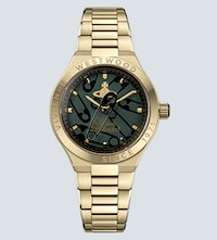 Mens Vivienne Westwood watch with safety pin dial. Tap to shop mens watches image
