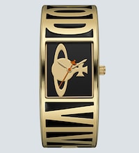 Shop all Vivienne Westwood watches. Image of gold and black monochrome watch. Tap to shop all watches image