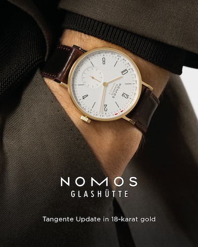 Nomos Glashutte - Tangente Update in 18-Karat Gold image