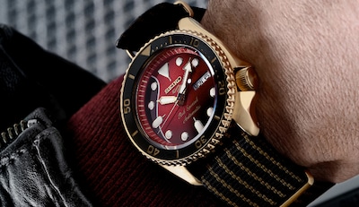 Seiko 5 Sports X Brian May Red Special II Limited Edition goldsmiths image