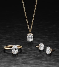 Bespoke lab grown diamond builder. Tap to design your own lab grown jewellery image