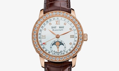 Blancpain - Ladybird Quantieme Complet 34mm Ladies Watch Mother Of Pearl image