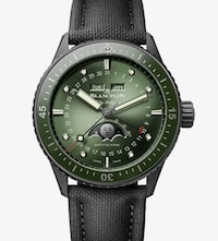 Blancpain - Fifty Fathoms Bathyscaphe Quantième Complet Phases de Lune 43.6mm Mens Watch Green image