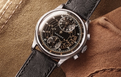 Breitling Gallet Multichron Regulator Watch Image image