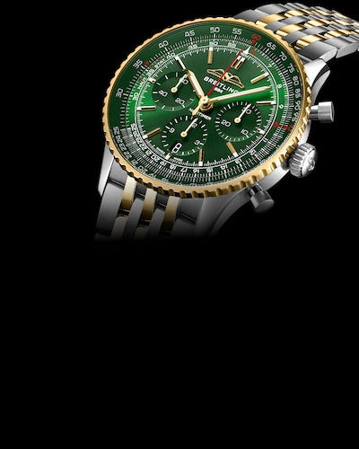 Image of Breitling Navitimer B01 Chronograph 43mm Dark Green Dial Mens image