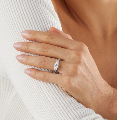 Image of gia diamond engagement rings. tap to shop all gia engagement rings image