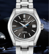 Image of Grand Seiko Heritage Grey Watch - Shop Mens Watches image
