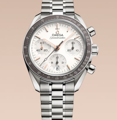 Omega Speedmaster 38mm Mens Watch Sedna Gold image