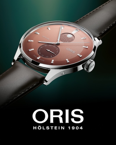 Image of Oris Artelier watch with Oris logo - Click to All Oris Watches image