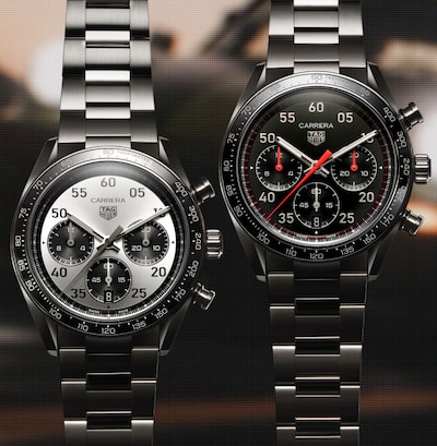 TAG Heuer Carrera Chronograph Sport Automatic 42mm Mens Watch Silver image